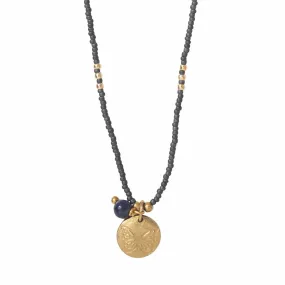 A Beautiful Story - Collier Timeless Lapis Lazuli Gold