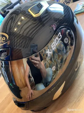 Casque X-lite gold carbone  d'occasion Ajouté le : 10/07/2023