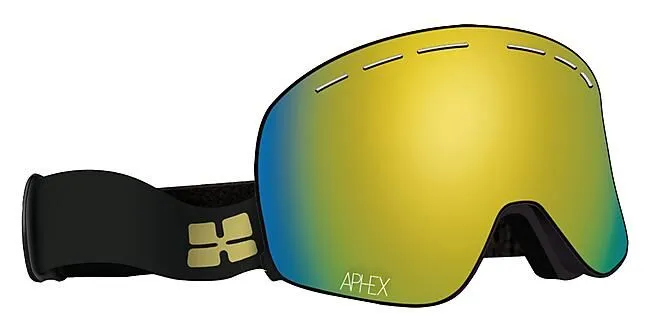 MASQUE DE SKI VIRGO BLACK GOLD CAT 3+1