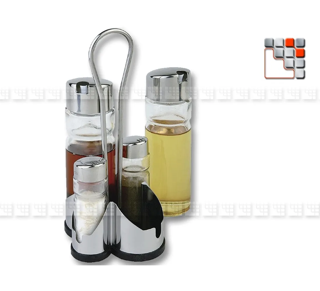 Set Huile-Vinaigre-Poivre-Sel TIENDA