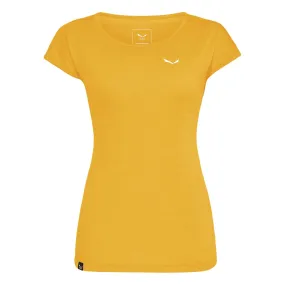 T-shirt Salewa Femme Puez Melange Dry Gold Melange