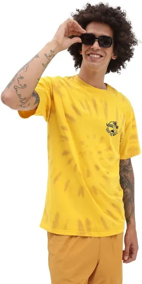 T-shirt Vans Mini Dual Palm Tie Dye - Old Gold/Narcissus/Black - men´s