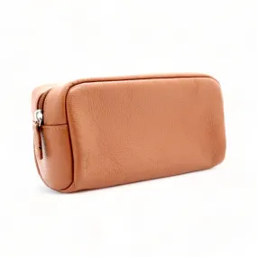 Trousse de toilettes en cuir grainé Gold