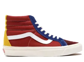 Vans Sk8-Hi 38 DX Anaheim Factory Port / Chili / Gold