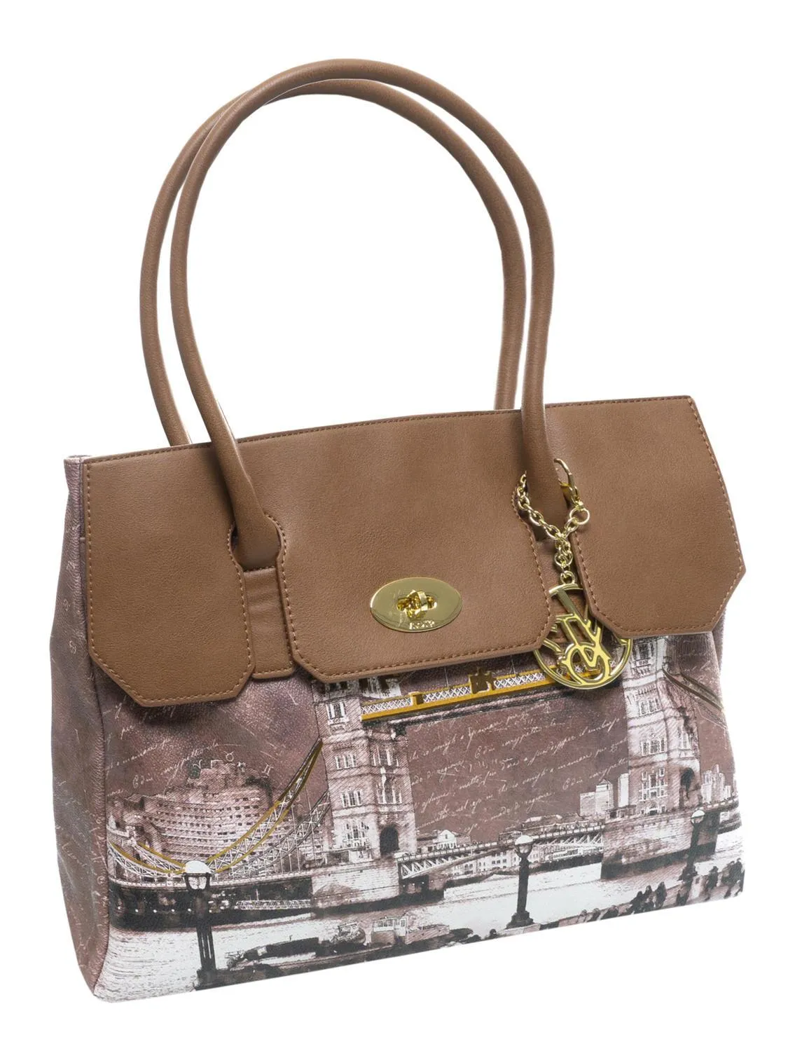 Ynot Black & Gold Sac À Main Londres B&G - Achetez À Prix Outlet!