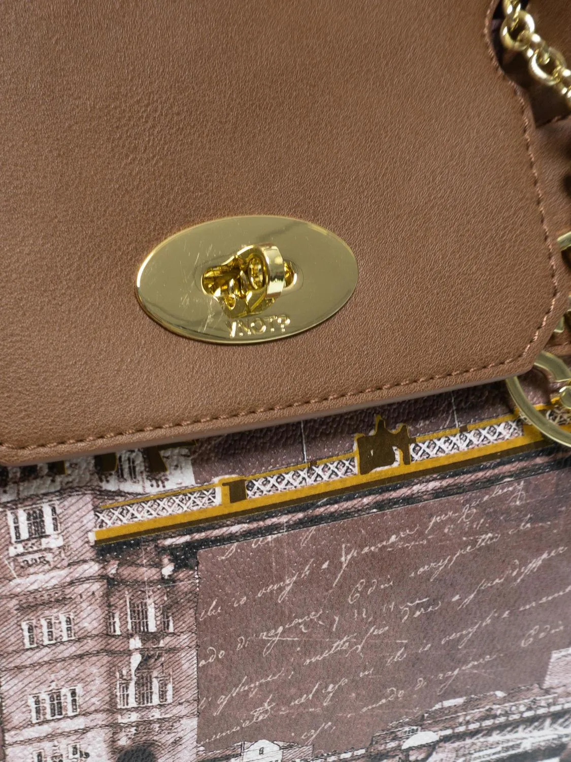 Ynot Black & Gold Sac À Main Londres B&G - Achetez À Prix Outlet!